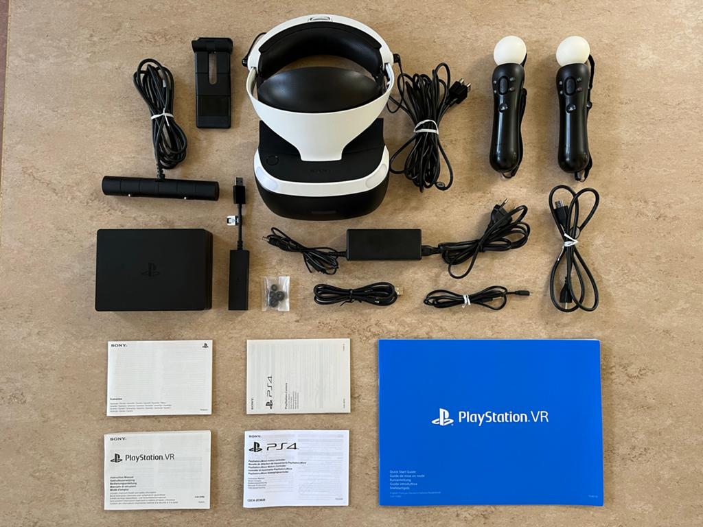 PS VR Mega Pack - Originele Doos (excl. games), Spelcomputers en Games, Virtual Reality, Zo goed als nieuw, Sony PlayStation, VR-bril