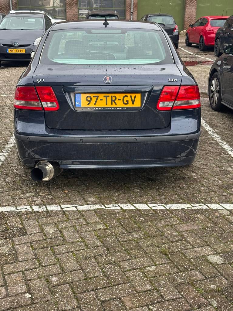 Saab 9-3 NG Splitter Achterbumper, Gebruikt, Ophalen of Verzenden, Achter, Bumper