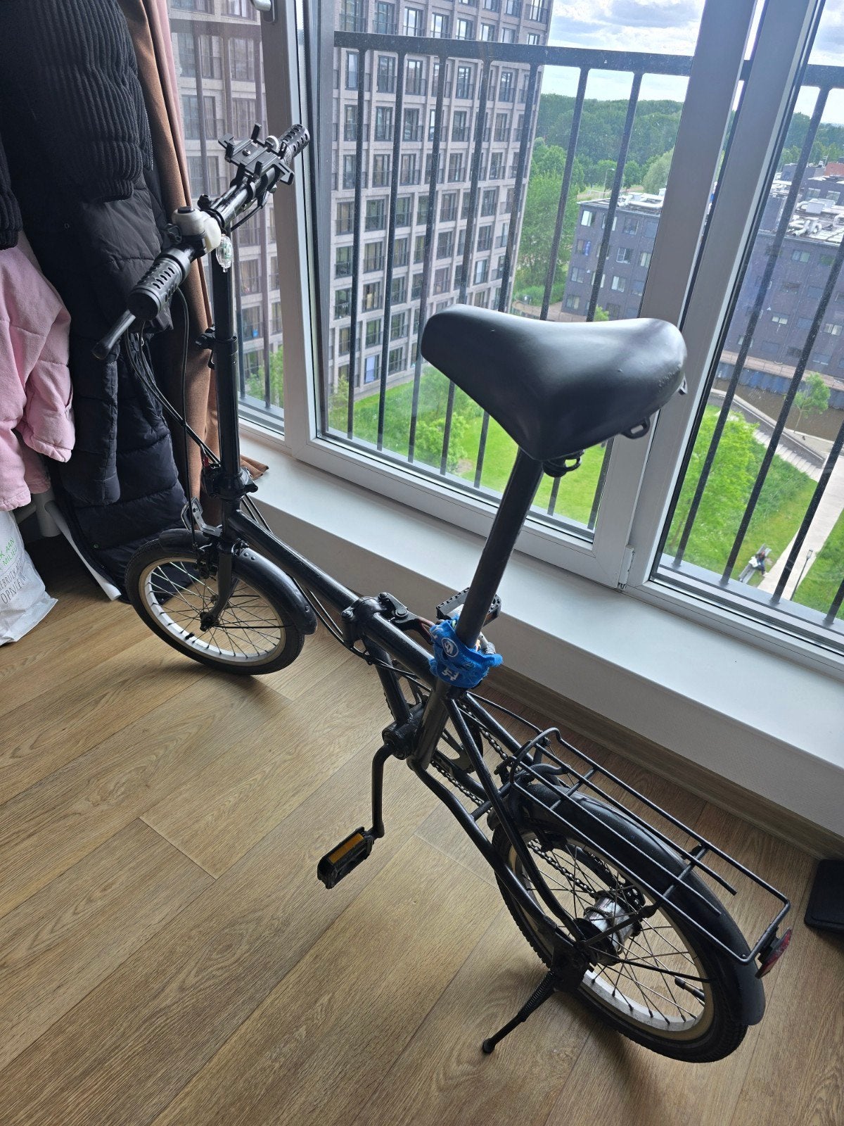 Black folding bike for sale, Ophalen of Verzenden