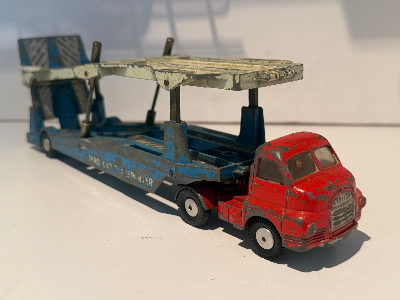 Vintage Corgi Toys Bedford Big Unit Car Transporter, Ophalen of Verzenden, Gebruikt