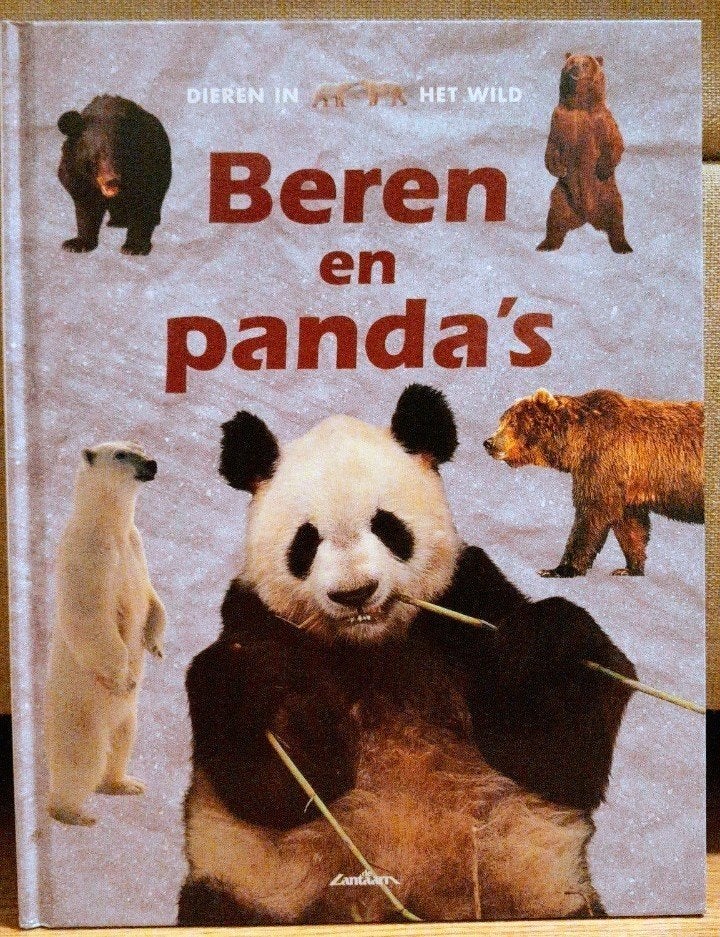 Beren en Panda's encyclopedie boek ZGAN, Boeken, Verzenden, Zo goed als nieuw, Dieren, Los deel