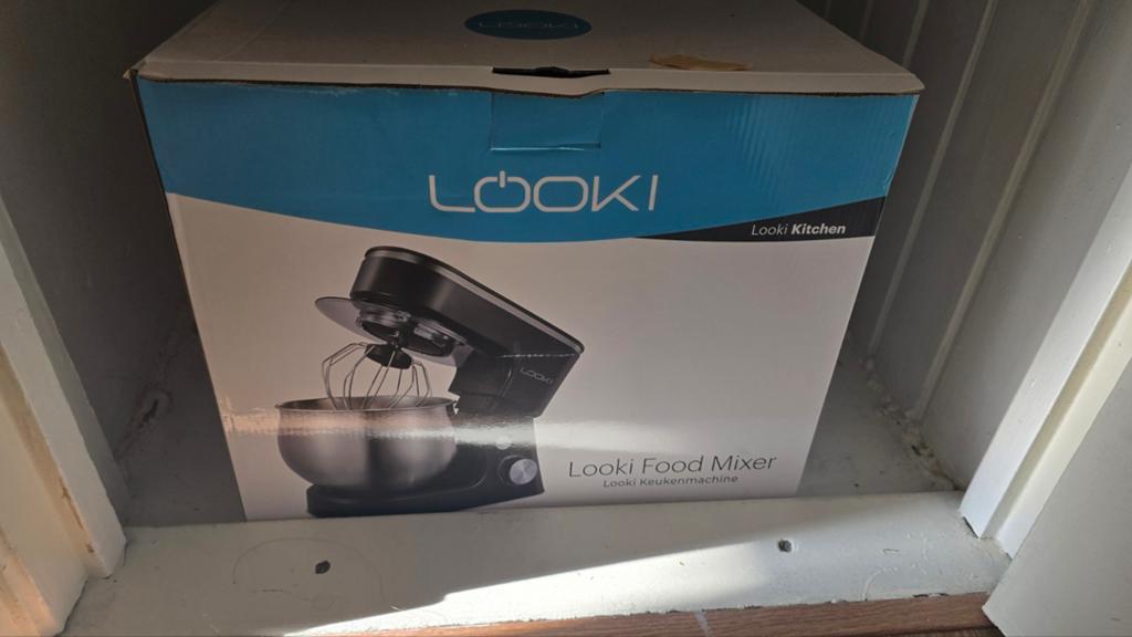 Looki Food Mixer - Keukenmachine met RVS kom, Witgoed en Apparatuur, Keukenmixers, 3 tot 4 liter, Ophalen, Zo goed als nieuw, 3 snelheden of meer