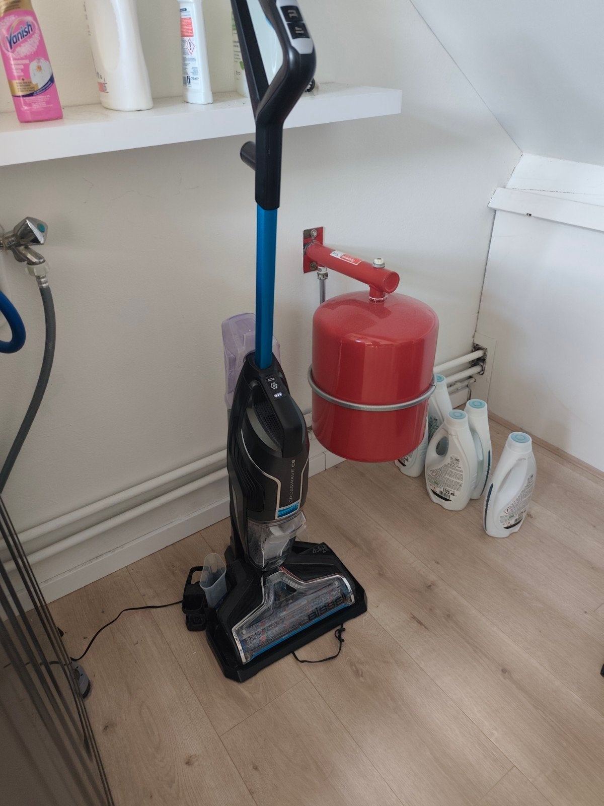BISSELL CrossWave C6 Cordless - Goede staat + 1L vloeistof, Ophalen, Overige merken, Zo goed als nieuw, Draadloos