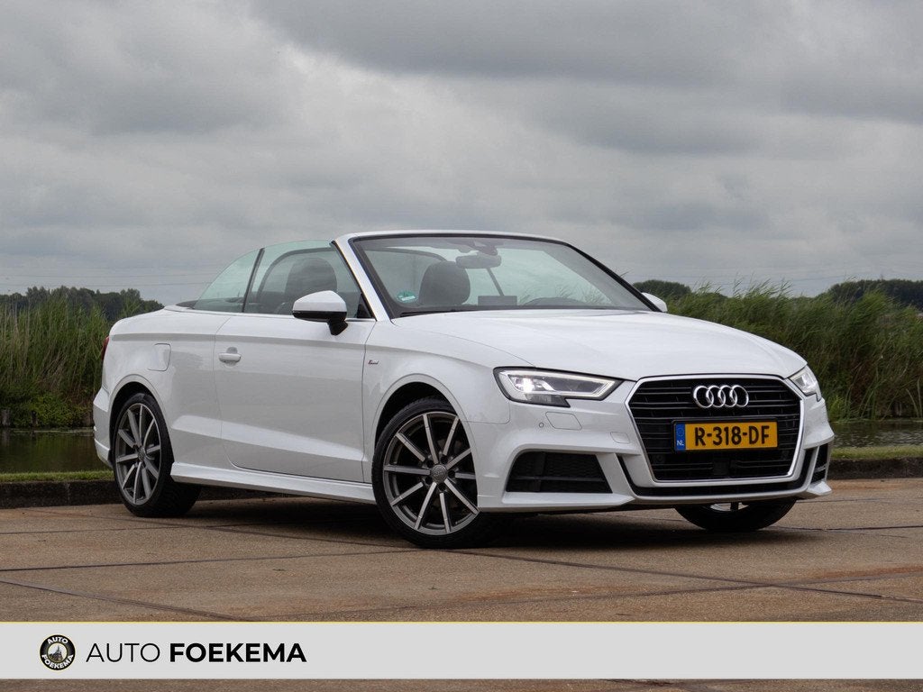 Audi A3 Cabriolet 1.5 TFSI CoD Sport S Line Edition Virtual, Auto's, Audi, 730 kg, Gebruikt, 4 stoelen, Wit