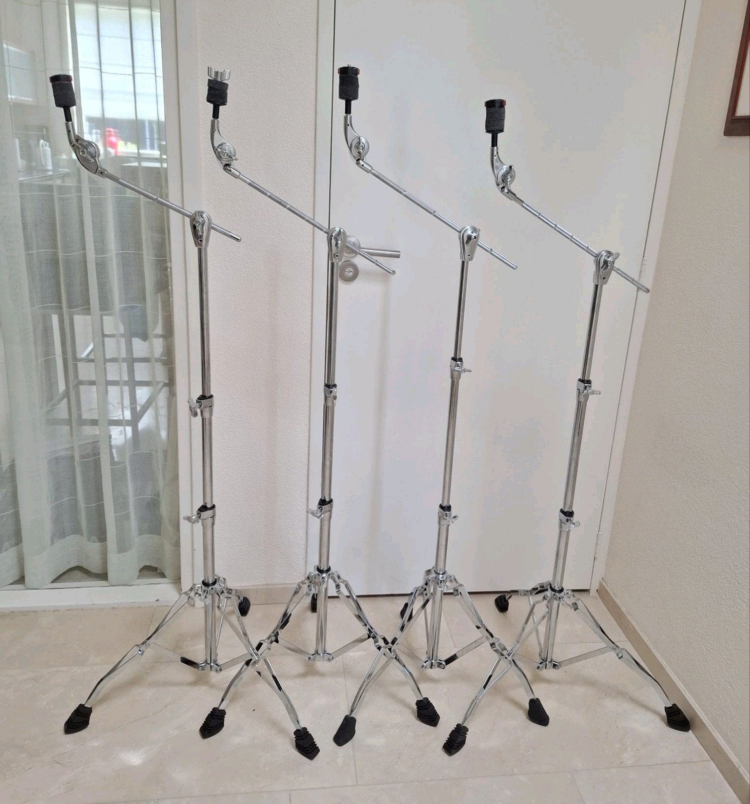 4x Tama cymbal boom stand bekkenstandaard bekken statief, Tama, Instrumentstandaard, ., Drums of Percussie