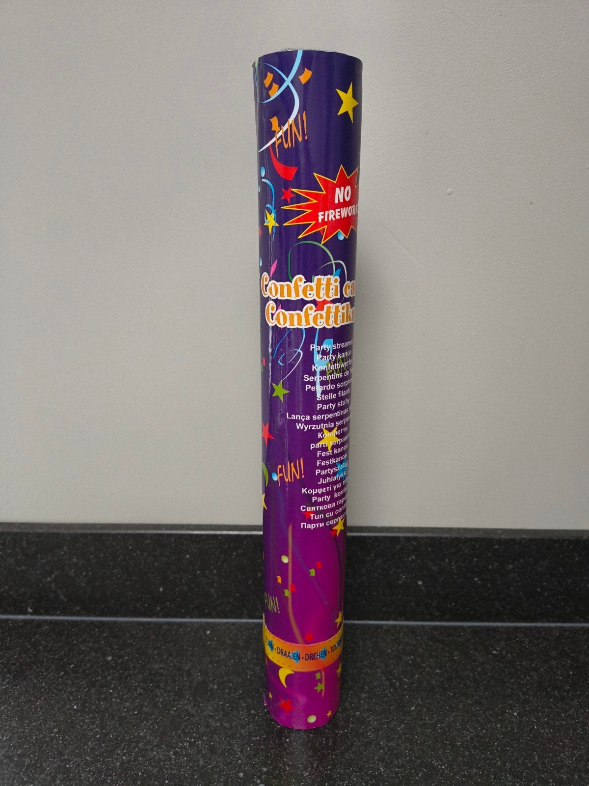 Confetti kanon, Ophalen of Verzenden, Nieuw, Feestartikel