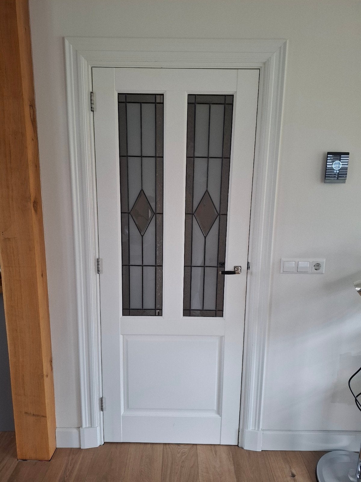 Glas in lood deur - skantrea, Ophalen, Gebruikt, Minder dan 80 cm, Binnendeur