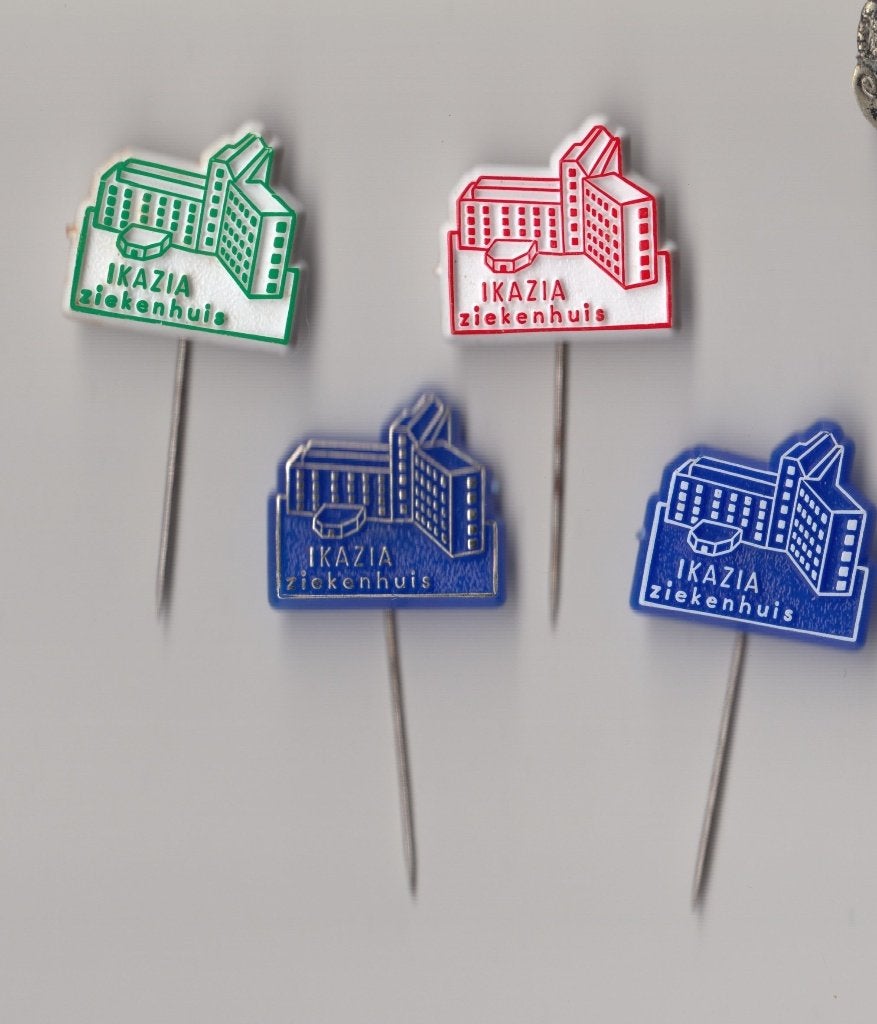 Ikazia Ziekenhuis Rotterdam broche, Gebruikt, Niet vindbaar, Niet vindbaar, Speldje of Pin