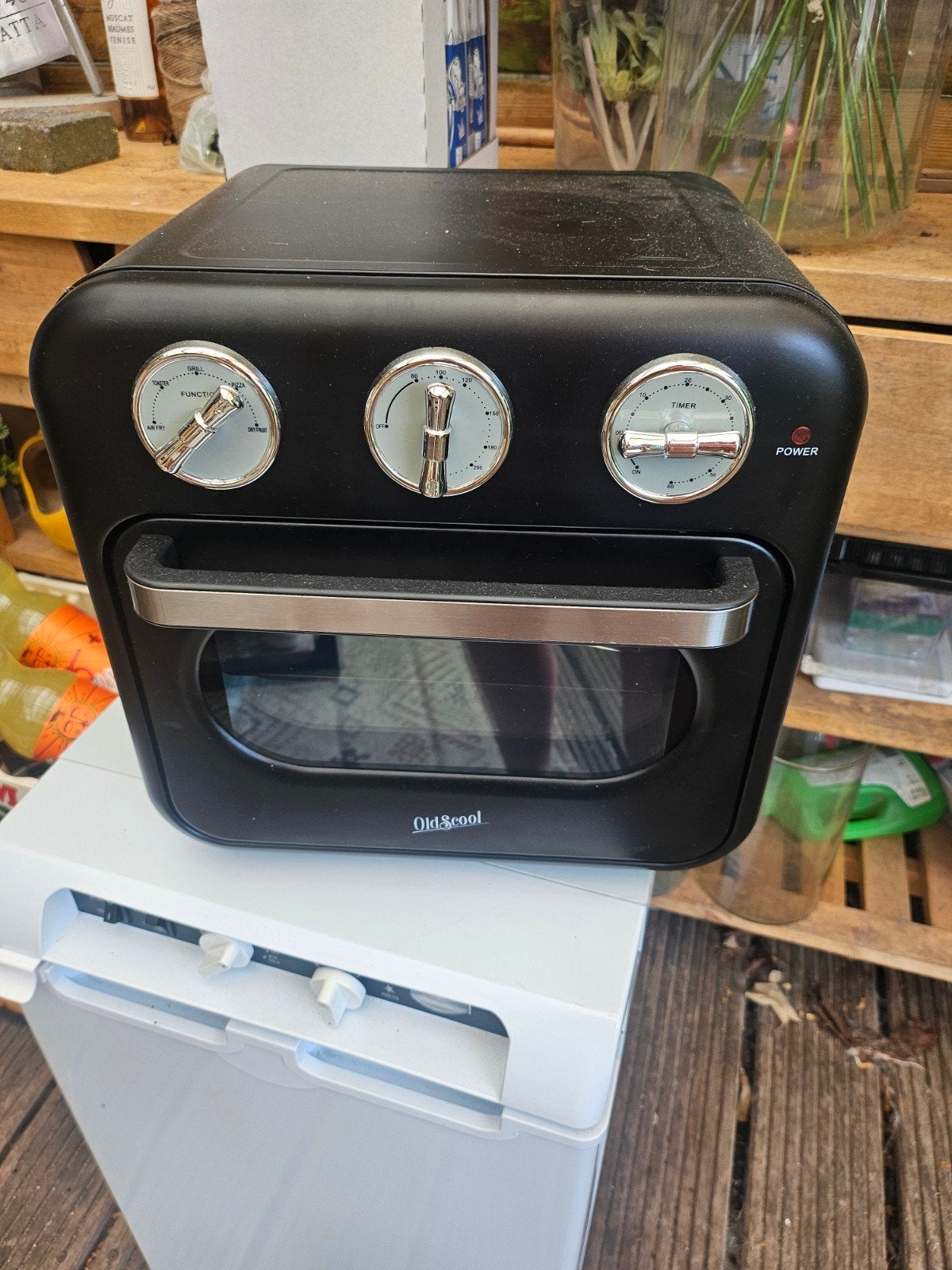 Old&Cool Mini-oven - Compact en Stijlvol, Caravans en Kamperen, Ophalen of Verzenden, Gebruikt