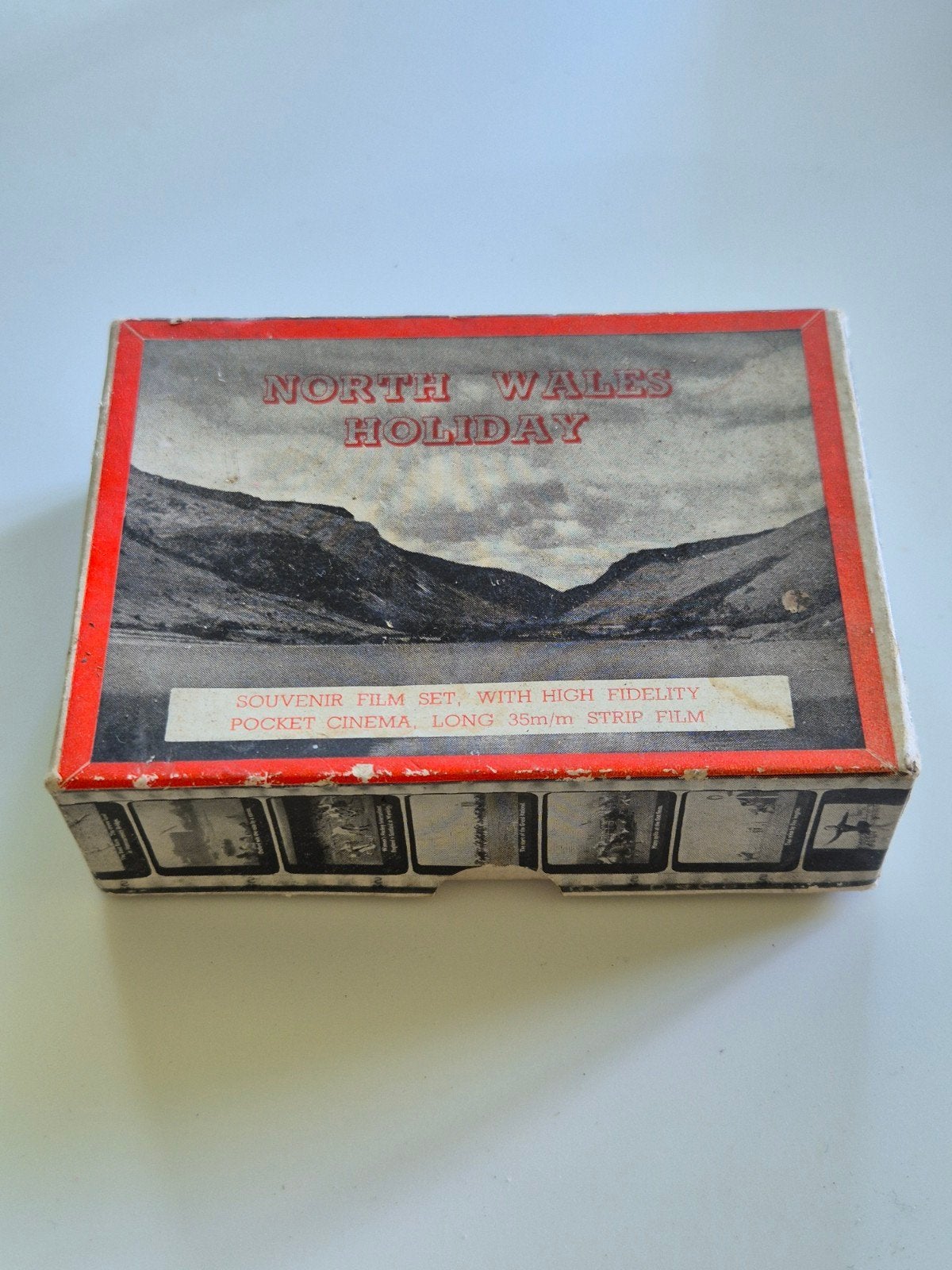 Vintage "North Wales Holiday" 35mm filmset met kijker, Audio, Tv en Foto, Filmrollen, Ophalen of Verzenden, 35mm film