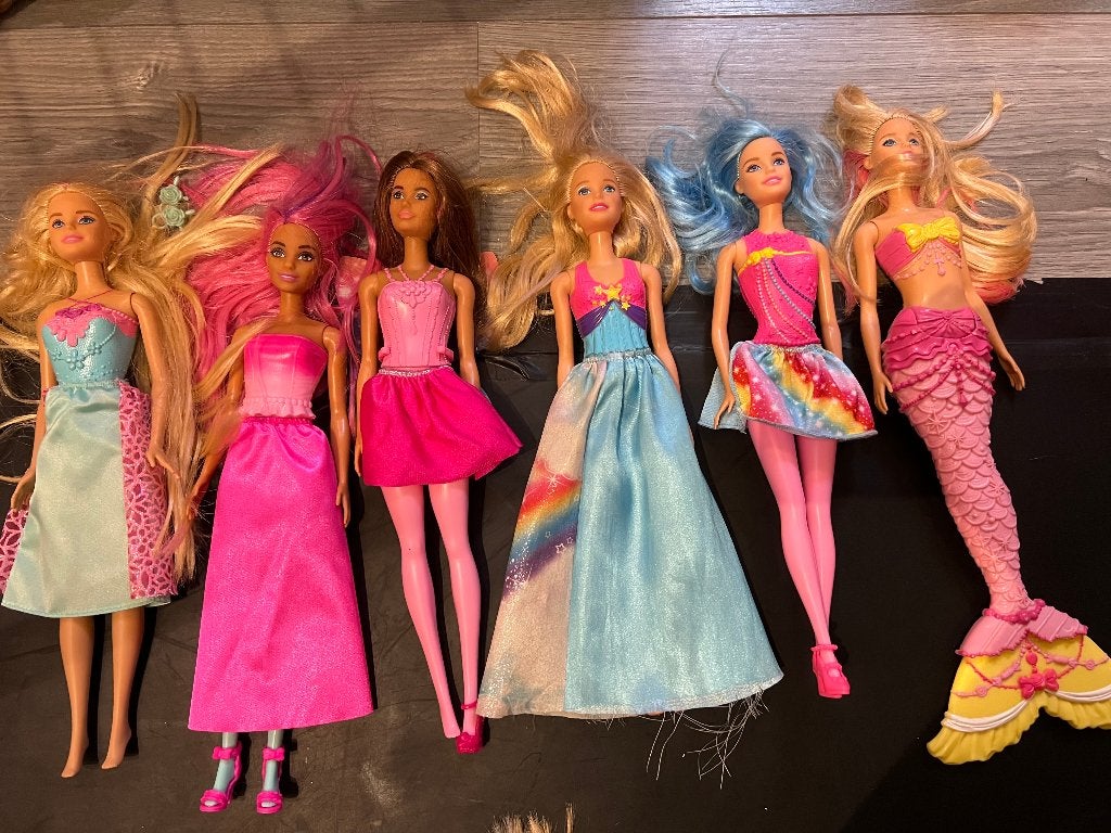 Dreamtopia barbies barbiepoppen Mattel elfje fee prinses pop, Ophalen of Verzenden, Zo goed als nieuw, Barbie