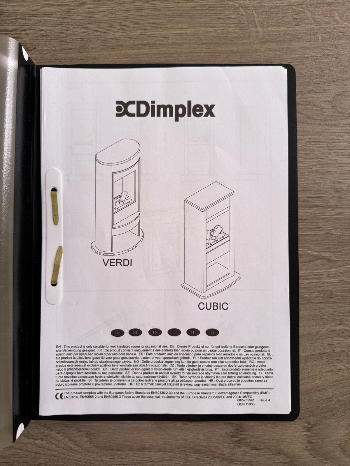 Dimplex Opti-myst Elektrische Haard - Model Cubic, Huis en Inrichting, Ophalen of Verzenden, Zo goed als nieuw, Vrijstaande haard