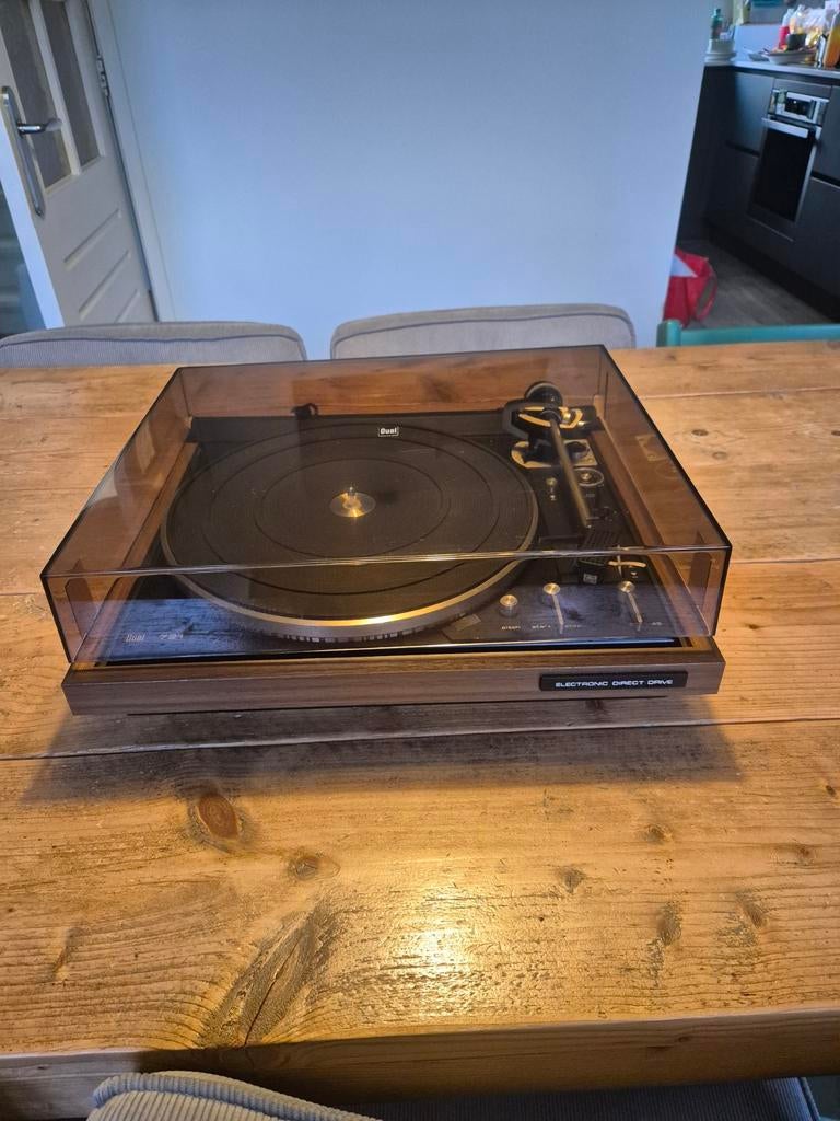Dual 721 Platenspeler met Shure V15-III Element, Ophalen of Verzenden