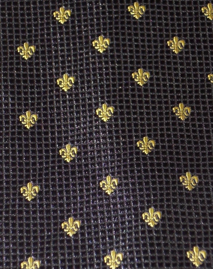 Brand Bier stropdas blauw met Fleur de Lys afbeeldingen, Ophalen of Verzenden, Nieuw, Kleding, Brand