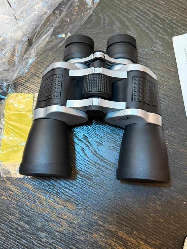 cresta verrekijker 7x50 coated optics 123mx1000m, Ophalen of Verzenden, Zo goed als nieuw, 8 tot 12x, Dakkant (recht)