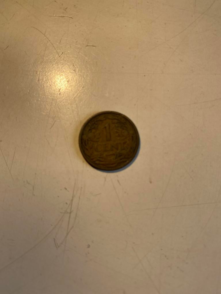 Zeldzame Nederlandse 1 Cent Munt uit 1917 - Wilhelmina, Ophalen of Verzenden, Koningin Wilhelmina, 1 cent, Losse munt
