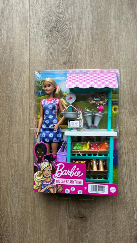 Barbie Marktkraam Winkel Speelset - Nieuw in doos!, Ophalen of Verzenden, Nieuw, Barbie