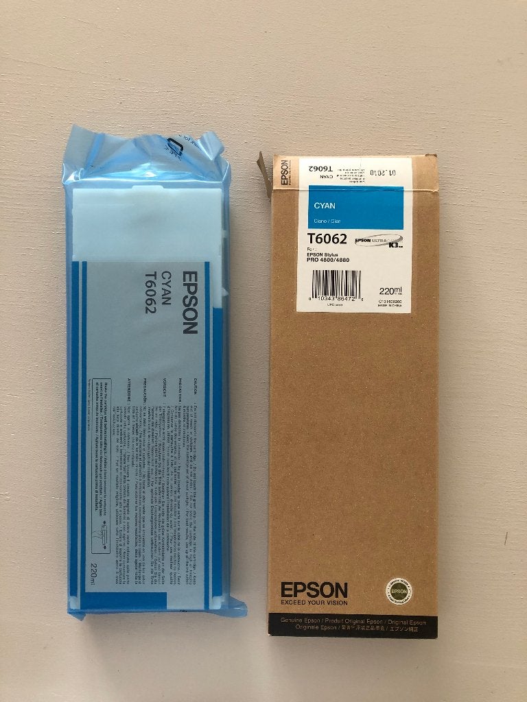 EPSON Cyan INKT STYLUS PRO 4880 en 4800 CARTRIDGES, Ophalen of Verzenden, Nieuw, Cartridge, Epson