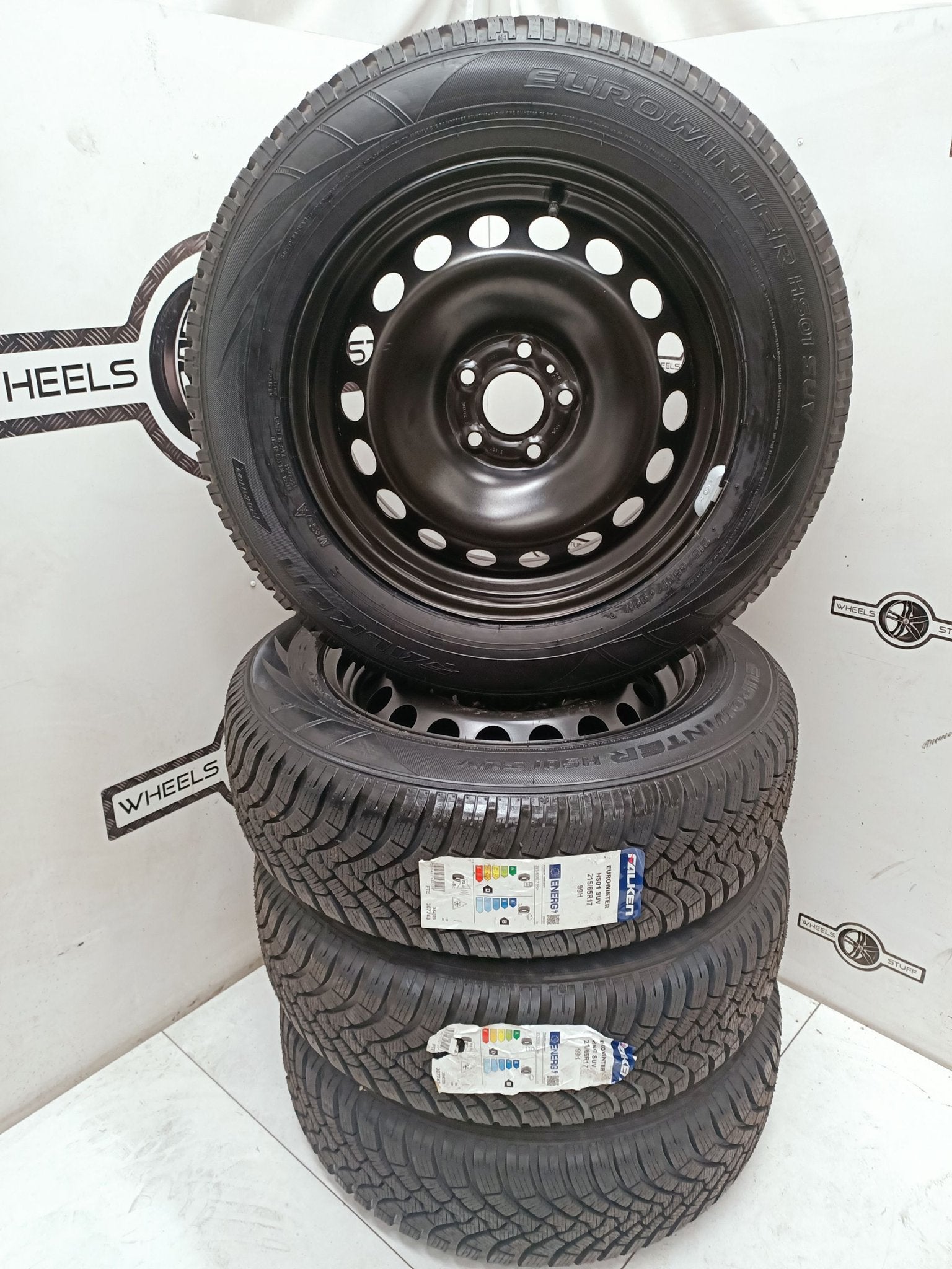 New Nissan Qashqai velgen 17"inch winterbanden tpms 5x114.3, Gebruikt, -, -, Banden en Velgen