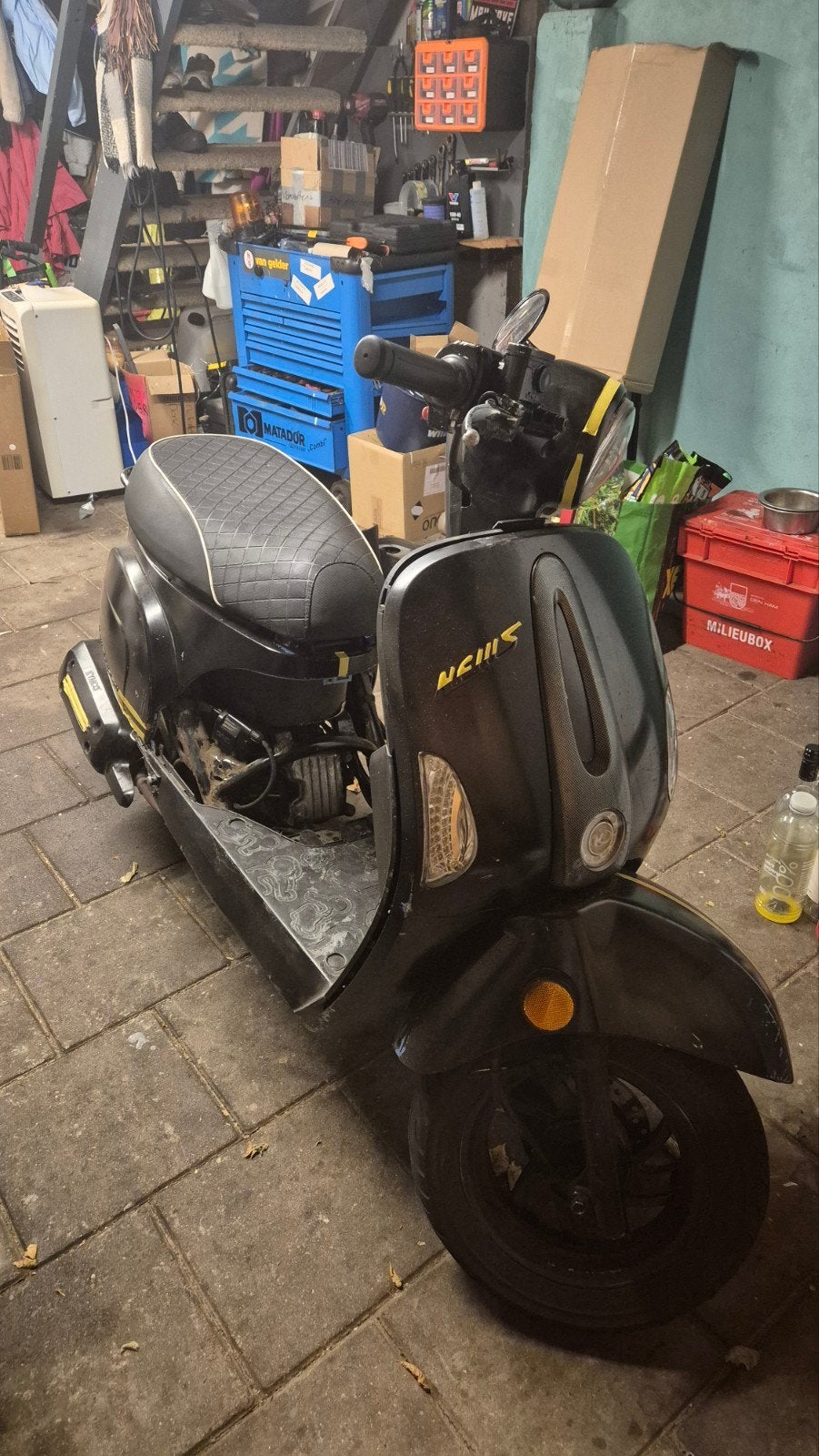 Kymco Sento 50i met kenteken - Defect, Fietsen en Brommers, Ophalen, Gebruikt, Kymco, Benzine