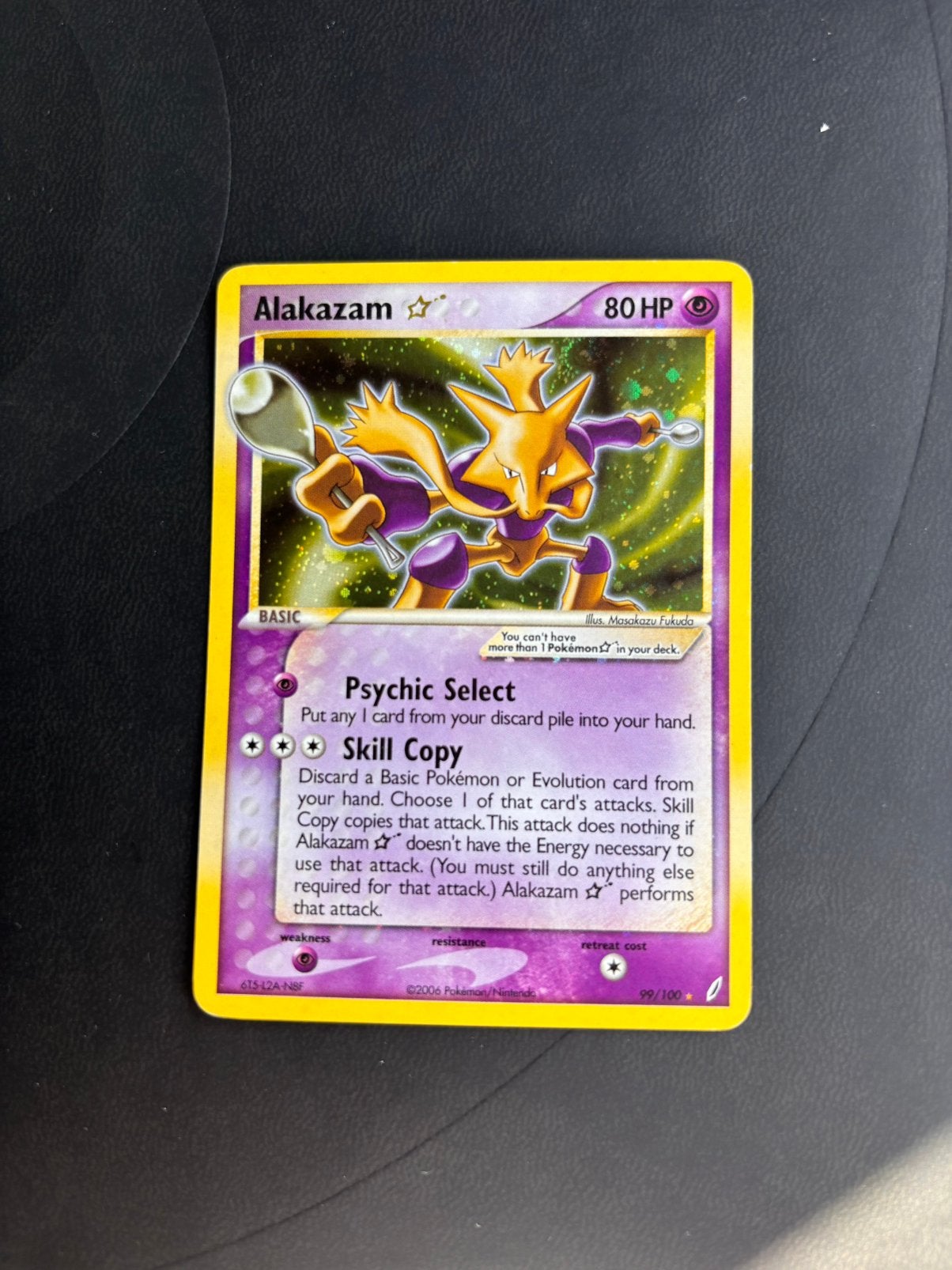 Alakazam Gold Star (Swirl), Ophalen of Verzenden, Zo goed als nieuw
