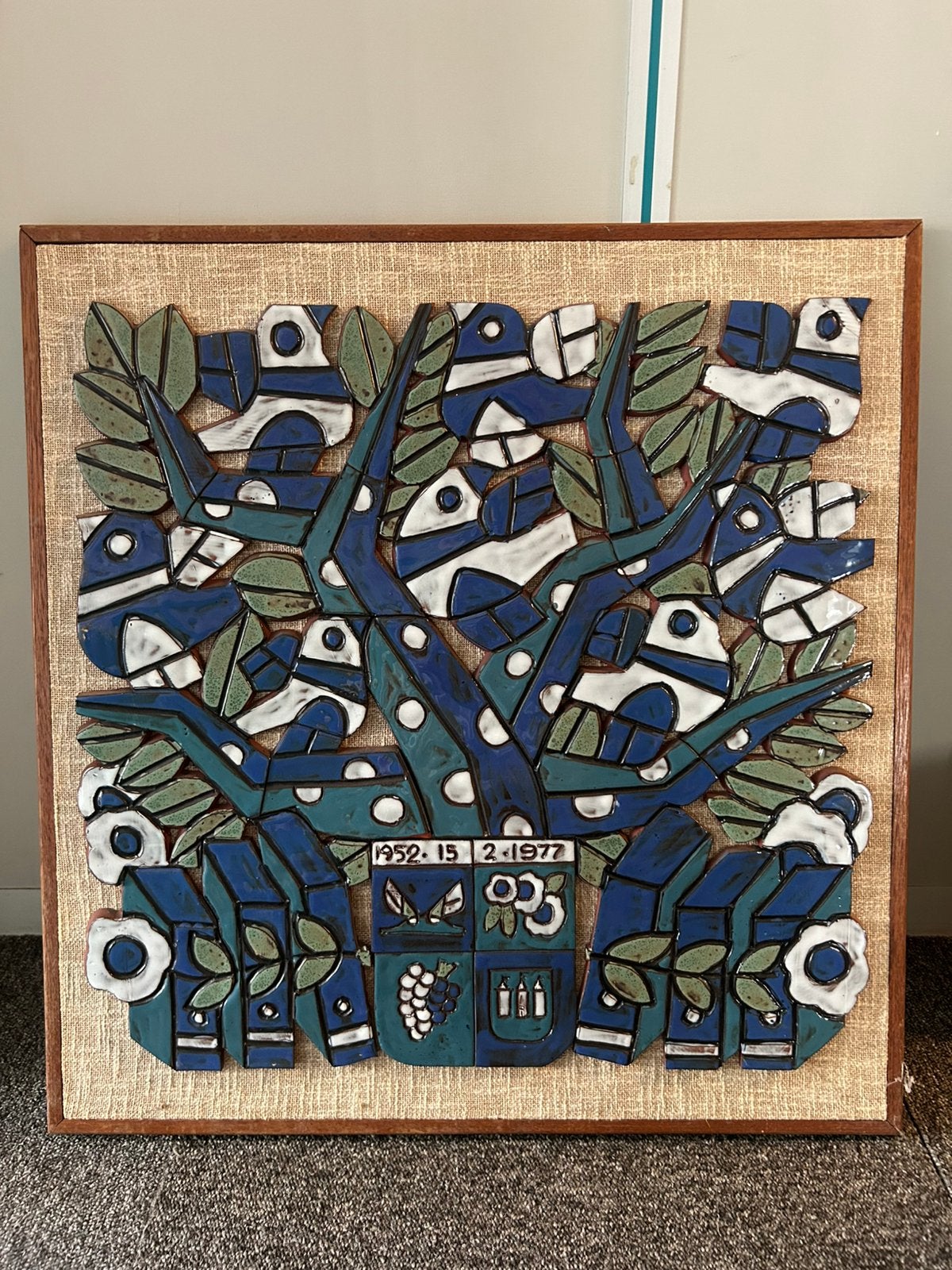 Groot Wandtableau Henk Potters 1977, Ophalen