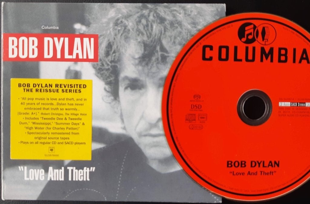 BOB DYLAN - Love and theft ( SACD ), Ophalen of Verzenden, Zo goed als nieuw, Classic Rock, Digipak