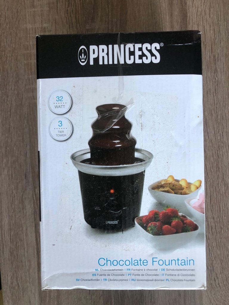 Chocoladefontein, Overige typen, Ophalen of Verzenden, Zo goed als nieuw, Zwart