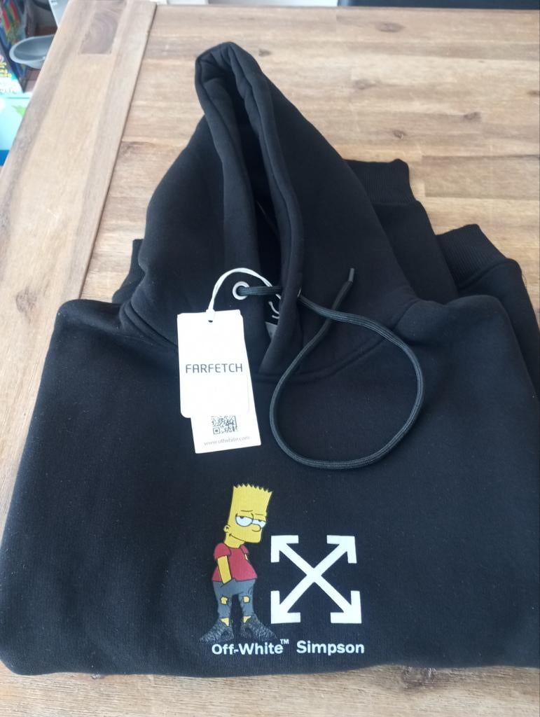 Off White Simpson Hoodie maat M, Ophalen of Verzenden, Nieuw
