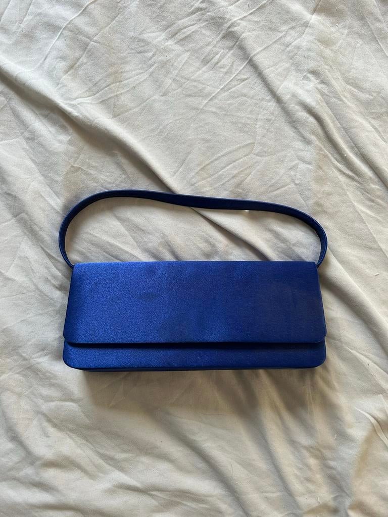 Blauw Avondtasje, Ophalen of Verzenden, Zo goed als nieuw, Blauw, Avondtasje
