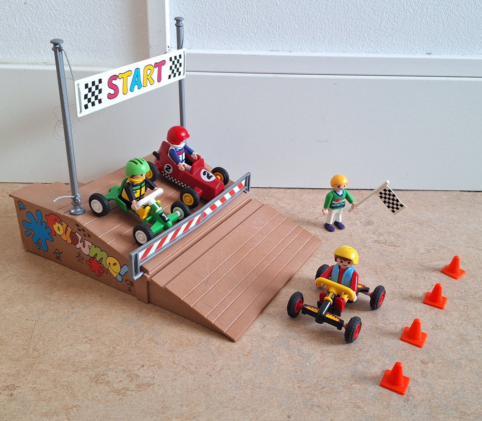 Playmobil zeepkisten race, Ophalen of Verzenden, Gebruikt, Jongen of Meisje
