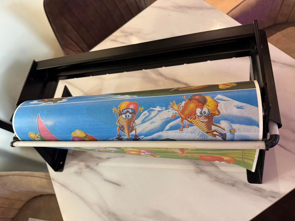 Papier rolhouder met 3 rollen papier, Ophalen of Verzenden, Zo goed als nieuw