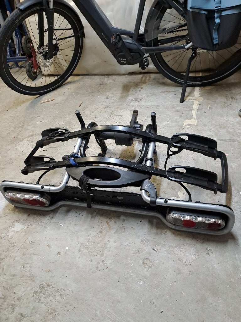 Thule fietsendrager Euroclick ride, Auto diversen, Ophalen, 2 fietsen, Gebruikt, Trekhaakdrager