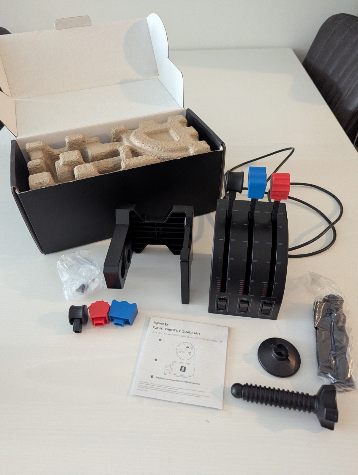 Logitech G Saitek Pro Flight Throttle Quadrant, Ophalen of Verzenden