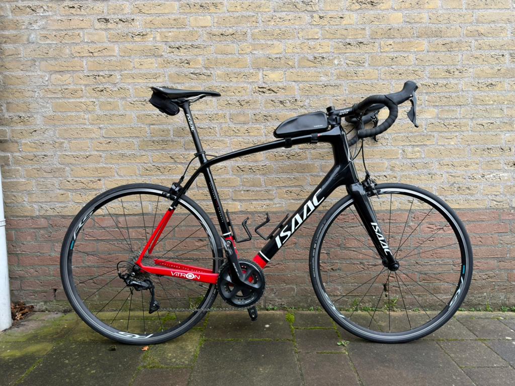 Isaac Vitron frame maat XL, Carbon, Zo goed als nieuw, 61 tot 65 cm, Meer dan 20 versnellingen
