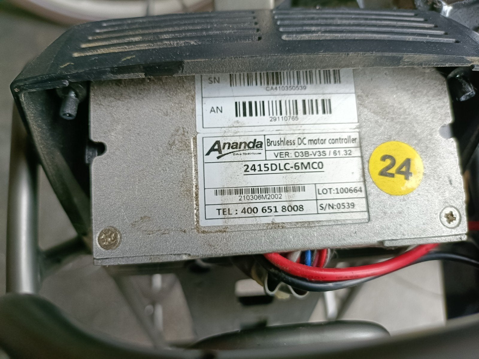 Sparta emotion c3 set met alle electrische onderdelen 24V, Ophalen, Gebruikt