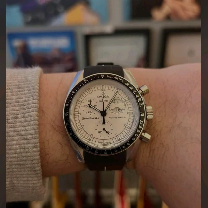 ALLE KLEUREN Omega x Swatch moonswatch horloge  r3pl1ca, Sieraden, Tassen en Uiterlijk, Horloges | Heren, Ophalen of Verzenden