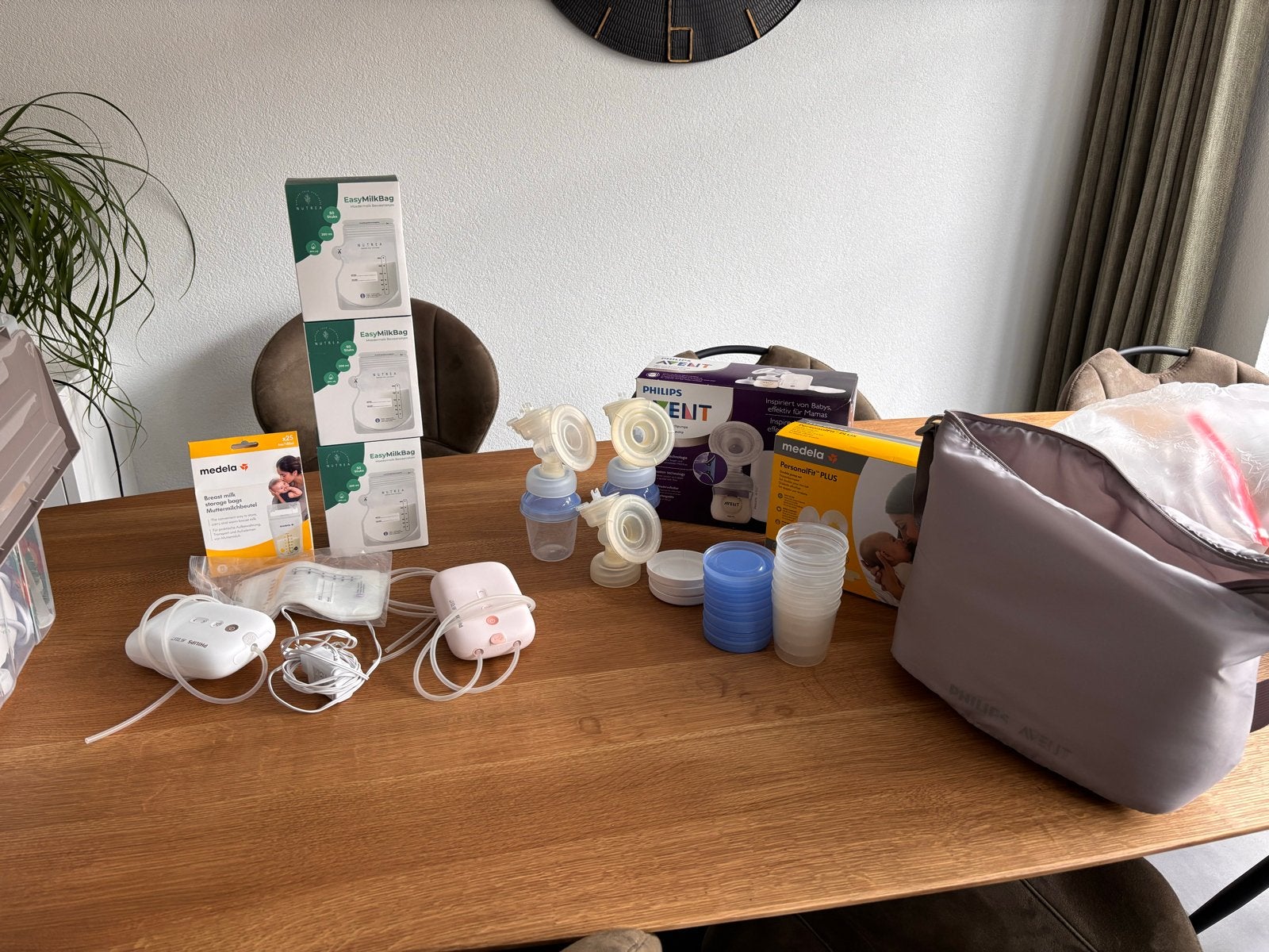 Philips Avent kolfset met toebehoren, Ophalen, Gebruikt