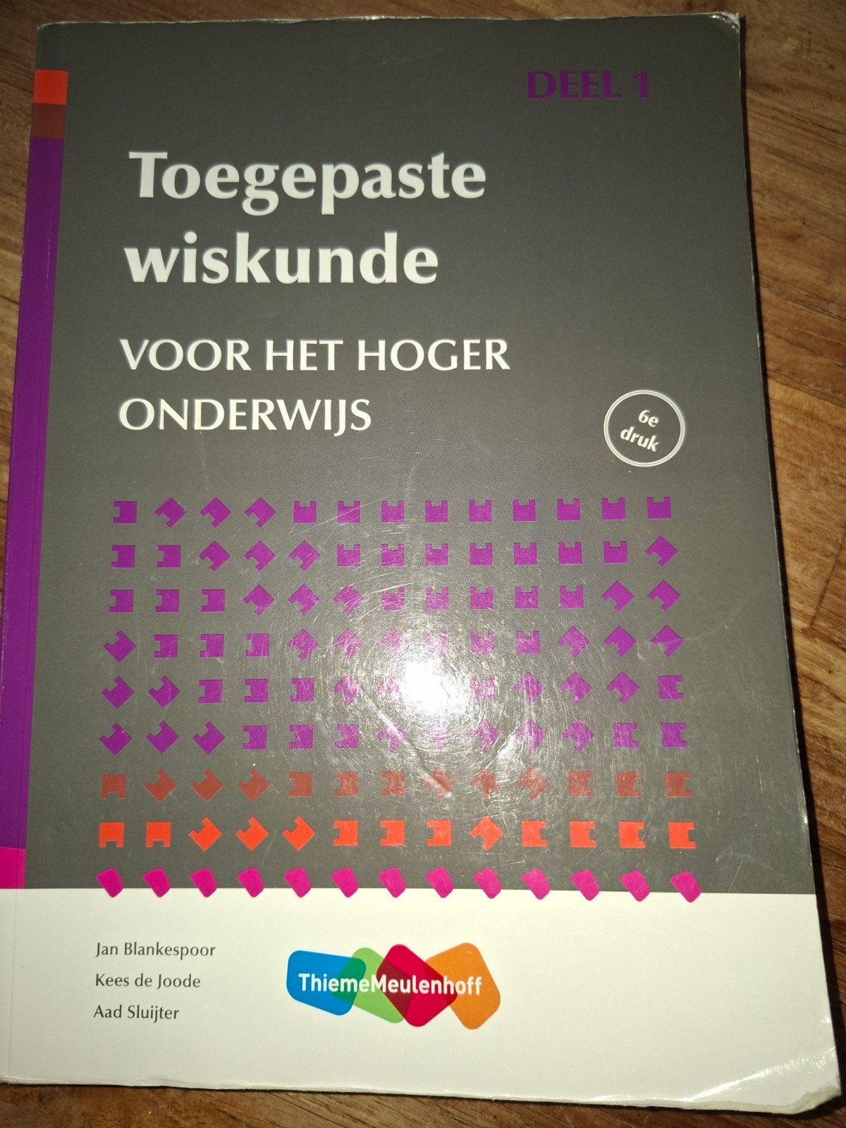 Toegepaste Wiskunde voor het Hoger Onderwijs Deel 1, Boeken, Gelezen, Jan Blankespoor, Kees de Joode, Aad Sluijter, Beta, HBO