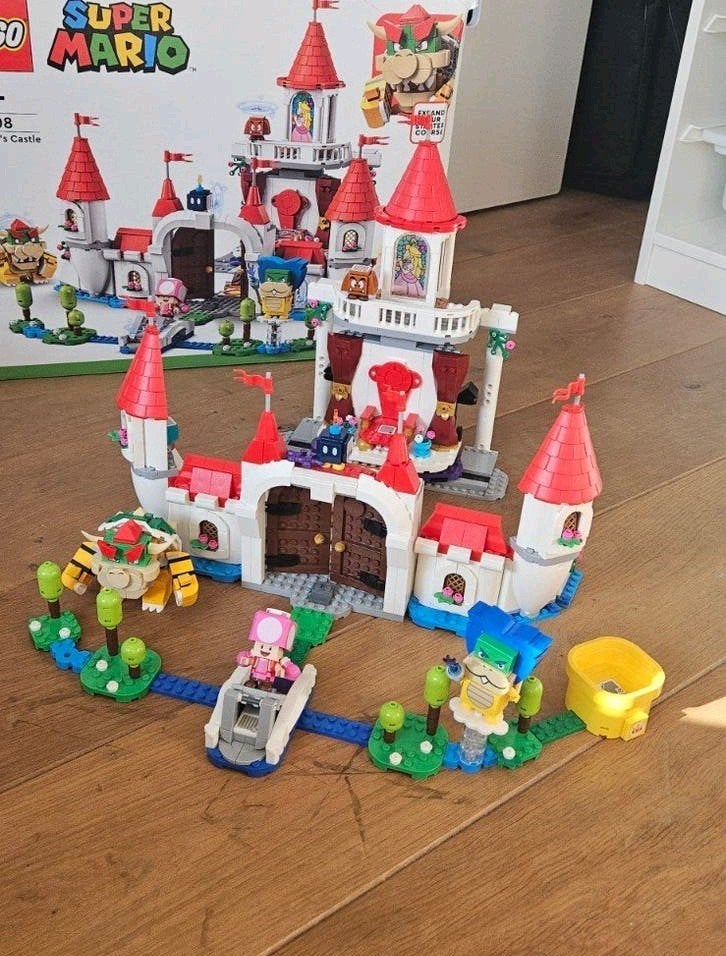 LEGO Super Mario Peach's Kasteel (Peach's Castle) 71408, Ophalen of Verzenden, Zo goed als nieuw