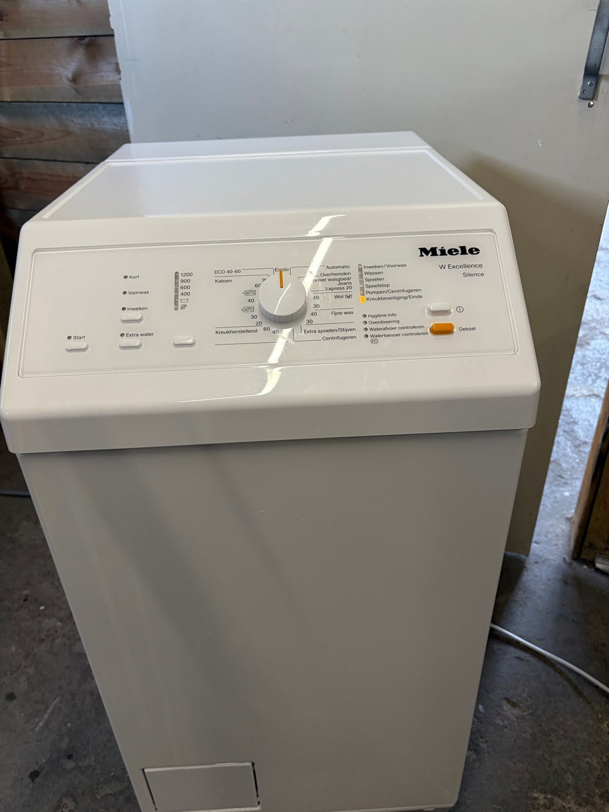 Miele W Excellence Silence Bovenlader Wasmachine, Witgoed en Apparatuur, Wasmachines, Gebruikt, Bovenlader, Ophalen of Verzenden