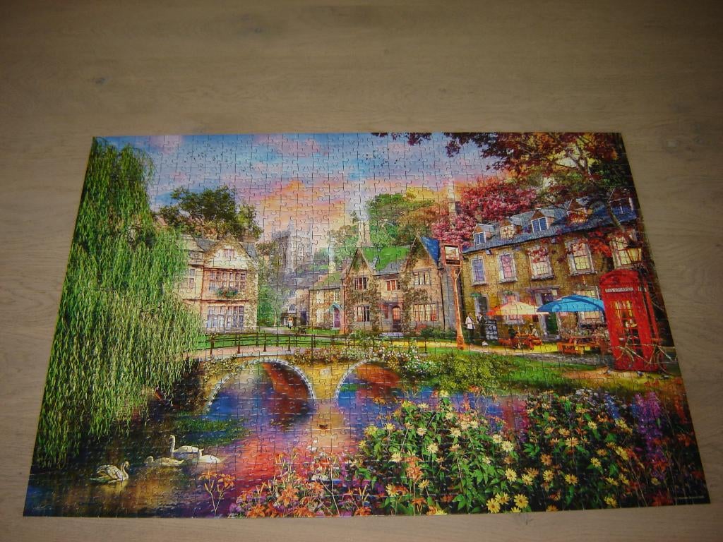 Puzzel Ravensburger COTSWOLD WAY  1000 st., Hobby en Vrije tijd, Denksport en Puzzels, Zo goed als nieuw, Legpuzzel, 500 t/m 1500 stukjes