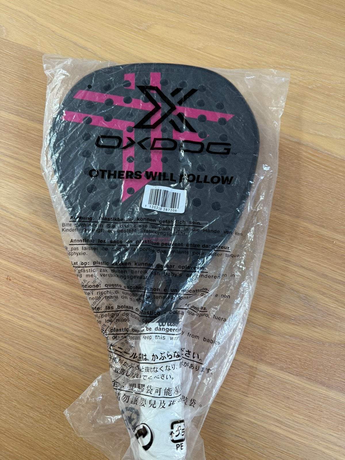 OxDog Ultimate Pro+ HES-Carbon Padelracket in nieuwstaat, Ophalen of Verzenden, Zo goed als nieuw, Padelracket