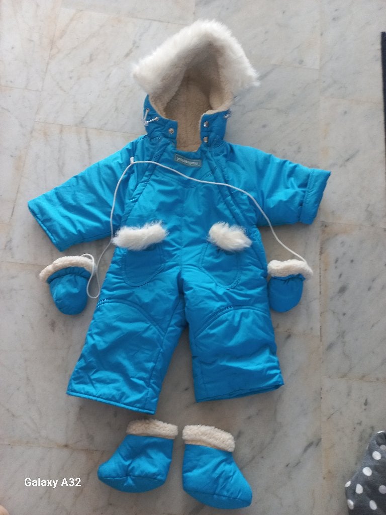 Wintersport skioverall voor meisje, skipak maat 74-80, Kinderen en Baby's, Meisje, Ymu Nymu, Ophalen of Verzenden, Zo goed als nieuw