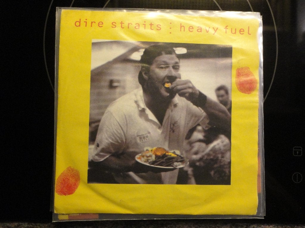 Dire Straits - Heavy fuel Germany 1991 FH, Fotohoes, Ophalen of Verzenden, Gebruikt, Pop