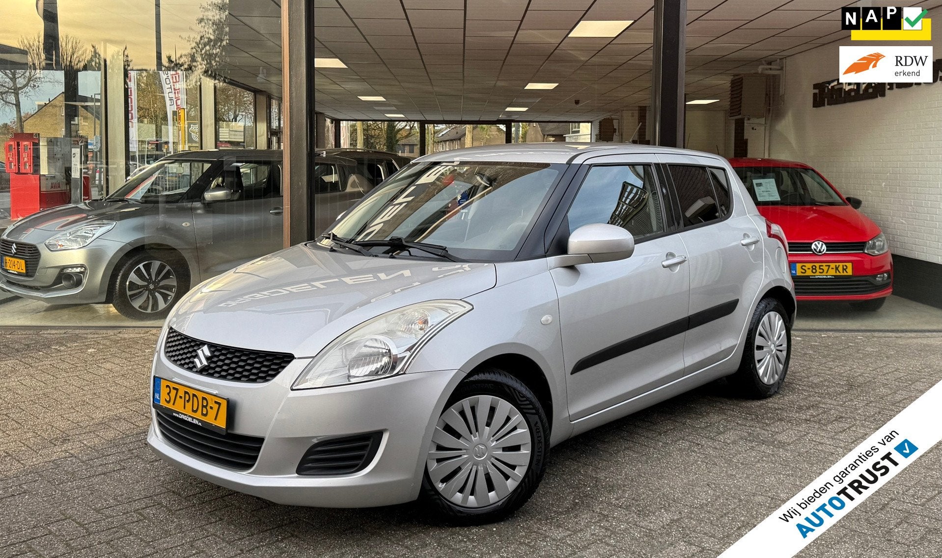 Suzuki Swift 1.2 Comfort 5drs AUTOMAAT | AIRCO | STOELVERW |, Auto's, Stof, 4 cilinders, Swift, Origineel Nederlands