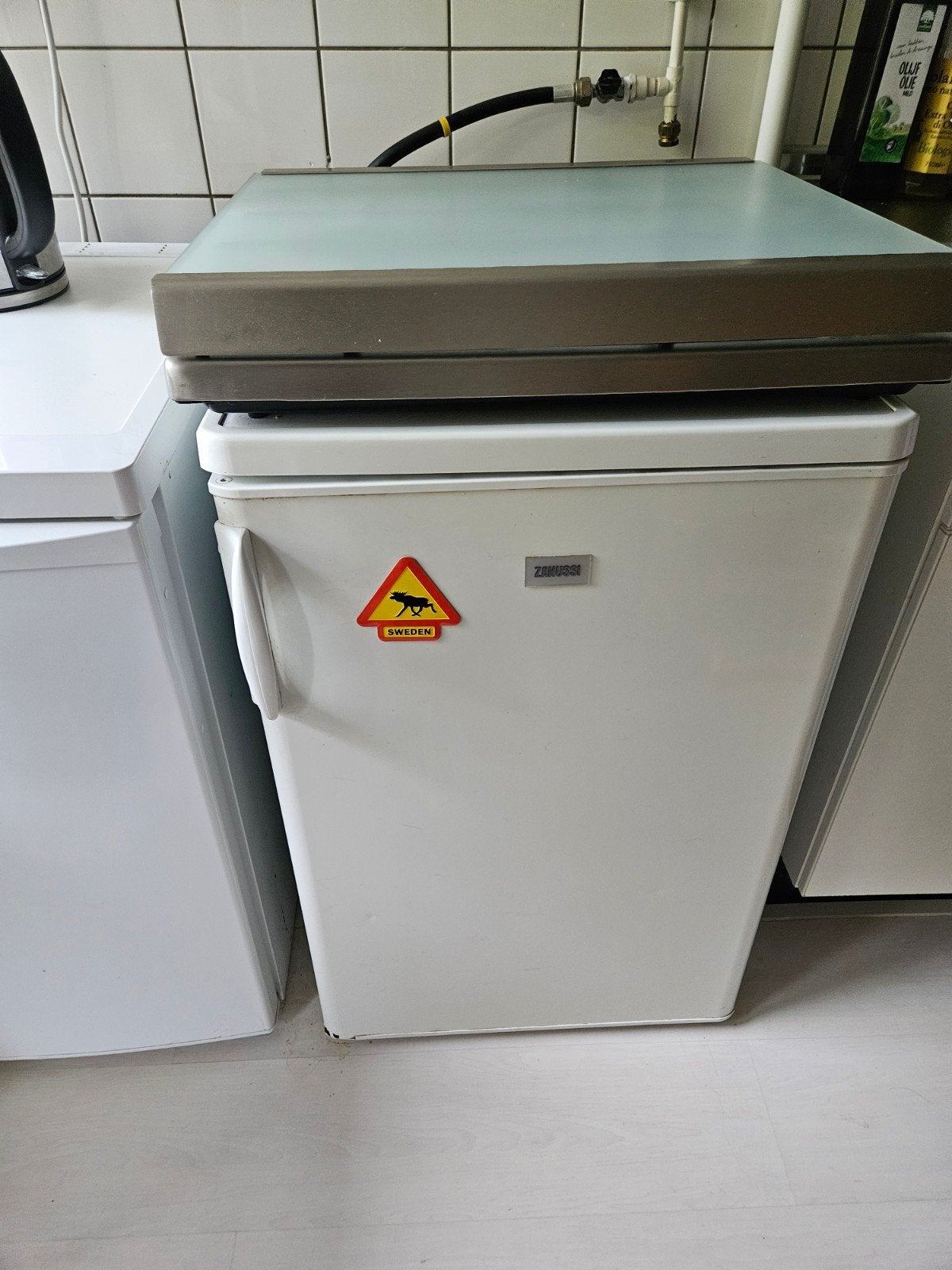 Zanussi Koelkast met Vriesvak - Tafelmodel, Witgoed en Apparatuur, 85 tot 120 cm, Gebruikt, 100 tot 150 liter, Ophalen of Verzenden
