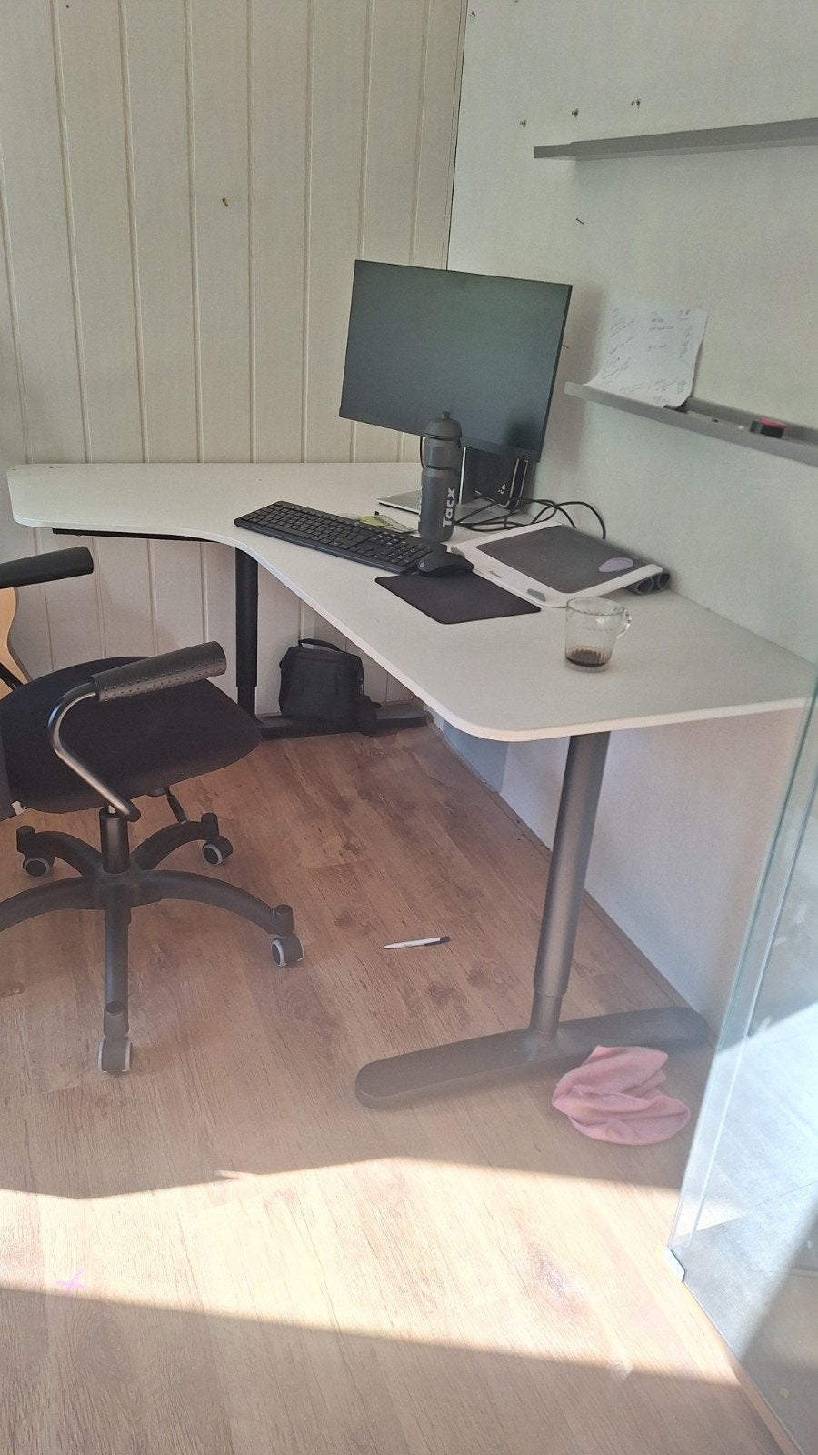 IKEA BEKANT hoekbureau bureau (links), Ophalen, Gebruikt