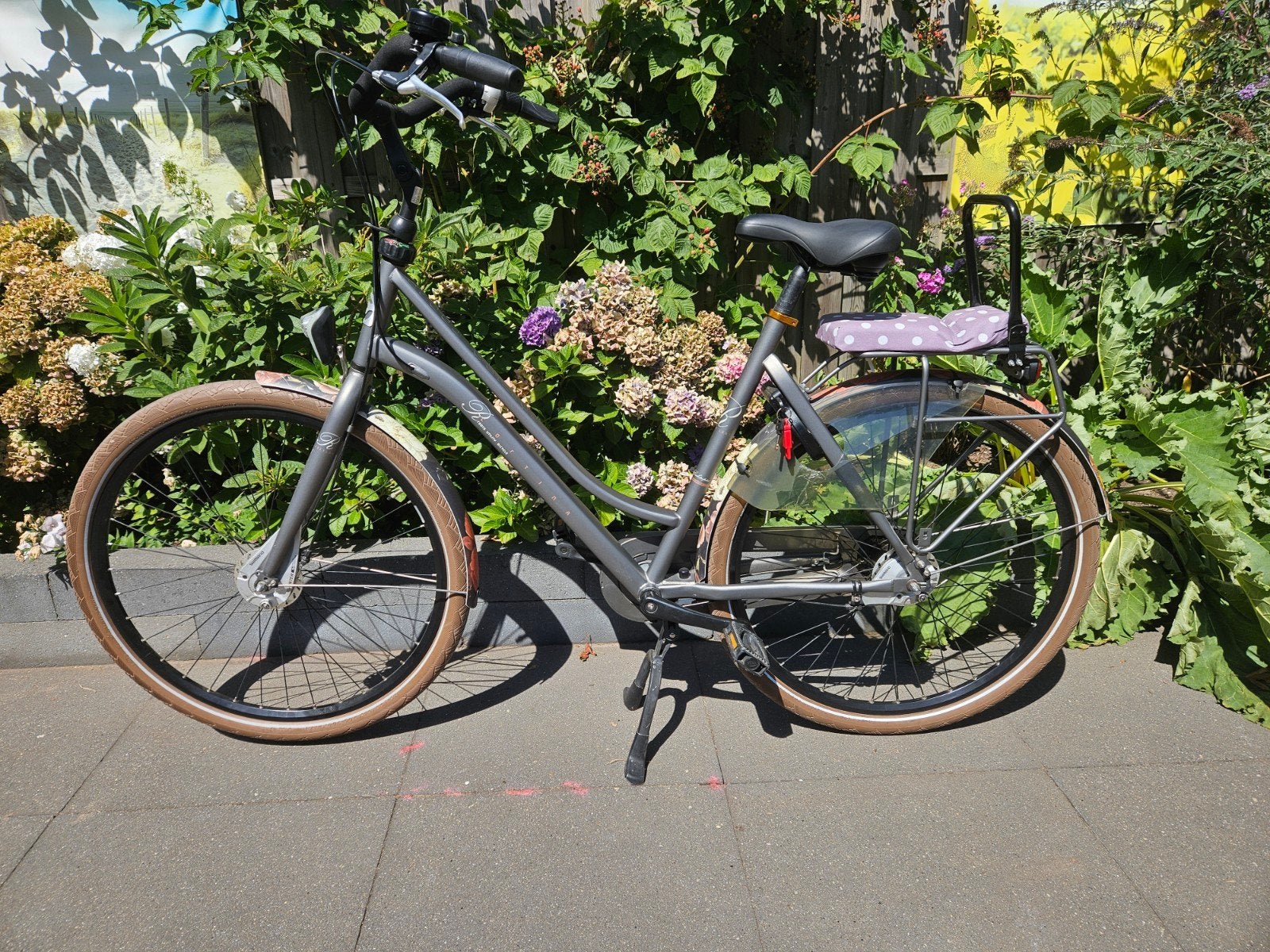stevige nette cortina mama fiets, Fietsen en Brommers, Fietsen | Dames | Damesfietsen, Ophalen, Gebruikt, Overige merken, Versnellingen