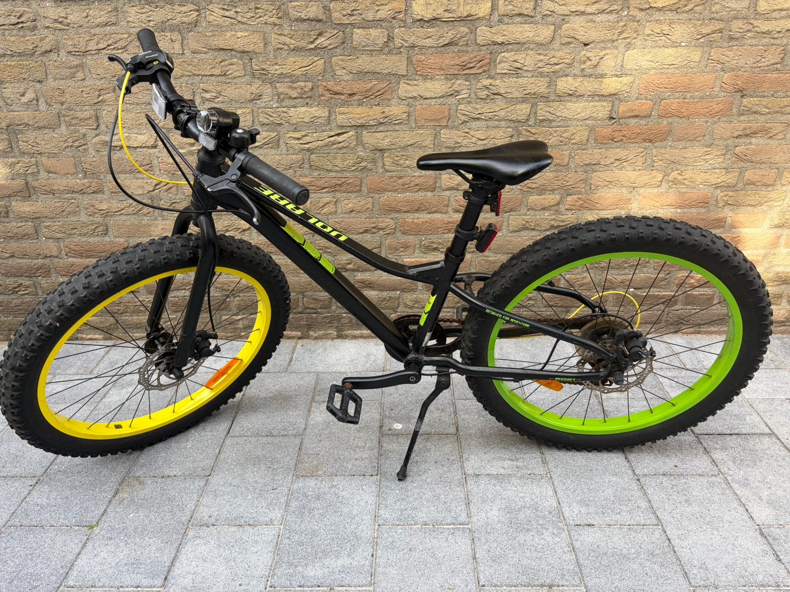 Volare Gradient Kinderfiets Zwart 26 inch, Ophalen, Gebruikt, Velgrem, 20 inch of meer